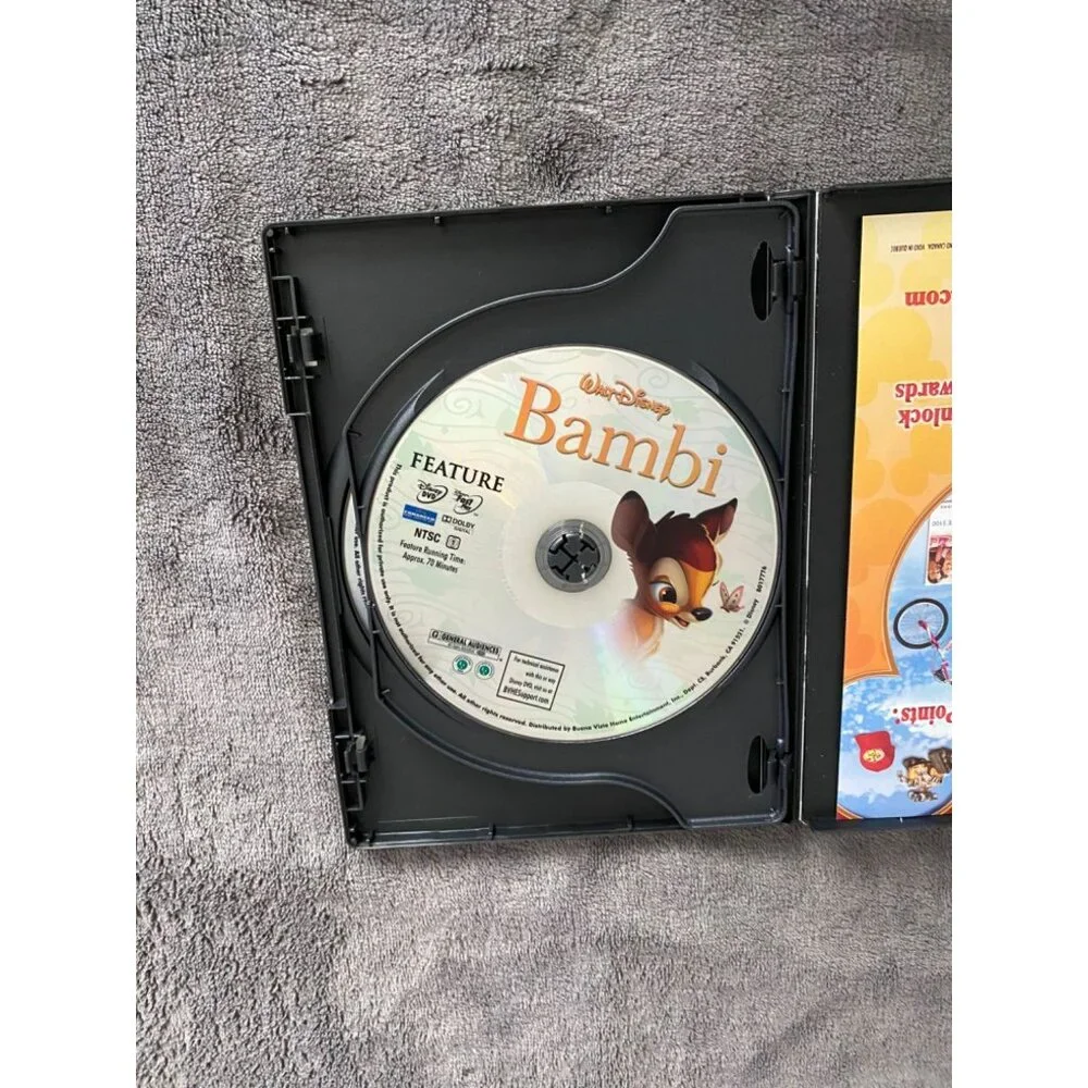 DISNEY: BAMBI 2-DISC ANIMATED DVD SET, COMING-OF-AGE STORY, A TRUE CLASSIC